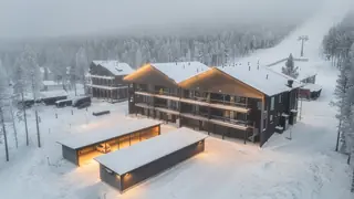 Ilmakuva, talvi-ilta